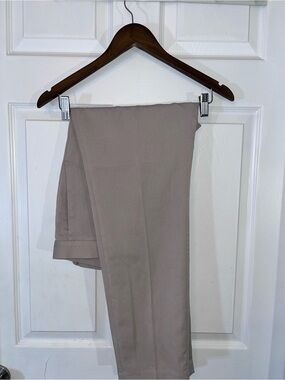 H&M Light Taupe Straight-Leg Dress Pants